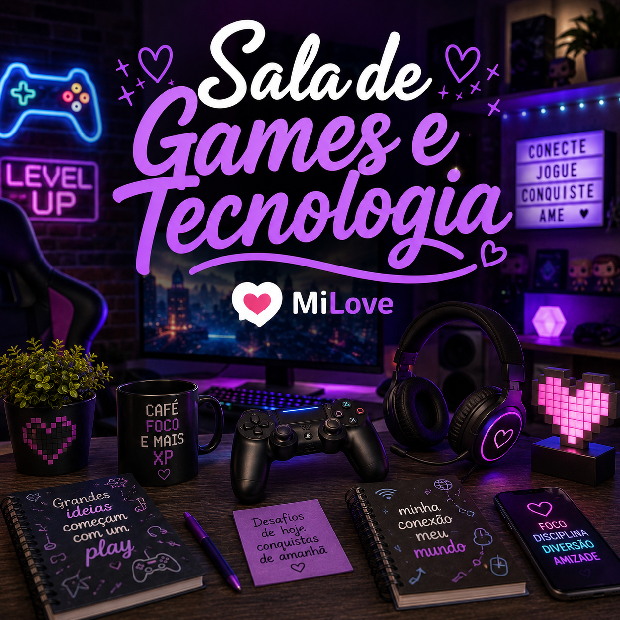 Sala Games e Tecnologia - MiLove